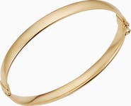 Oradina 14K Gold The One Bold Bangle