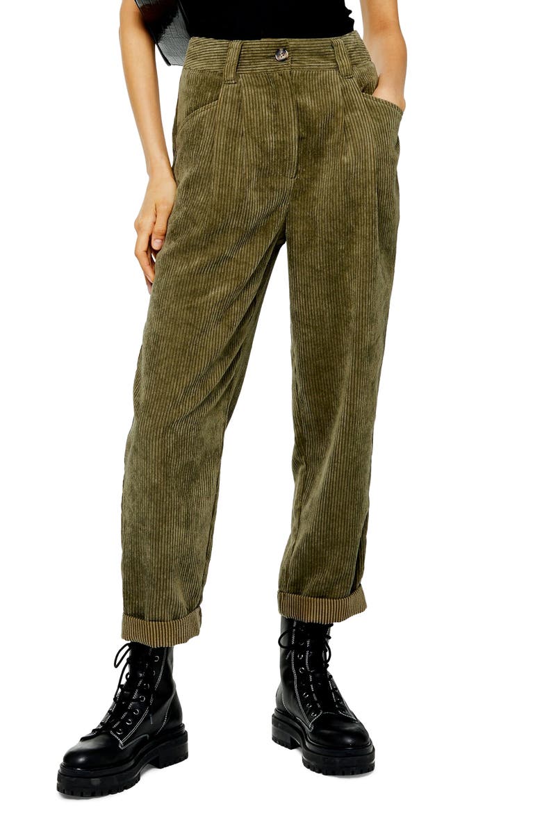Elijah Corduroy Trousers, Main, color, OLIVE