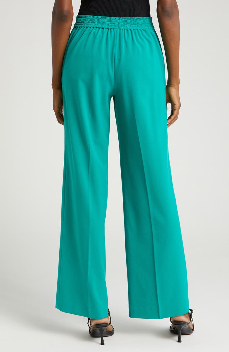 Halogen<sup>®</sup> High Waist Wide Leg Pants, Alternate, color, Miami Green