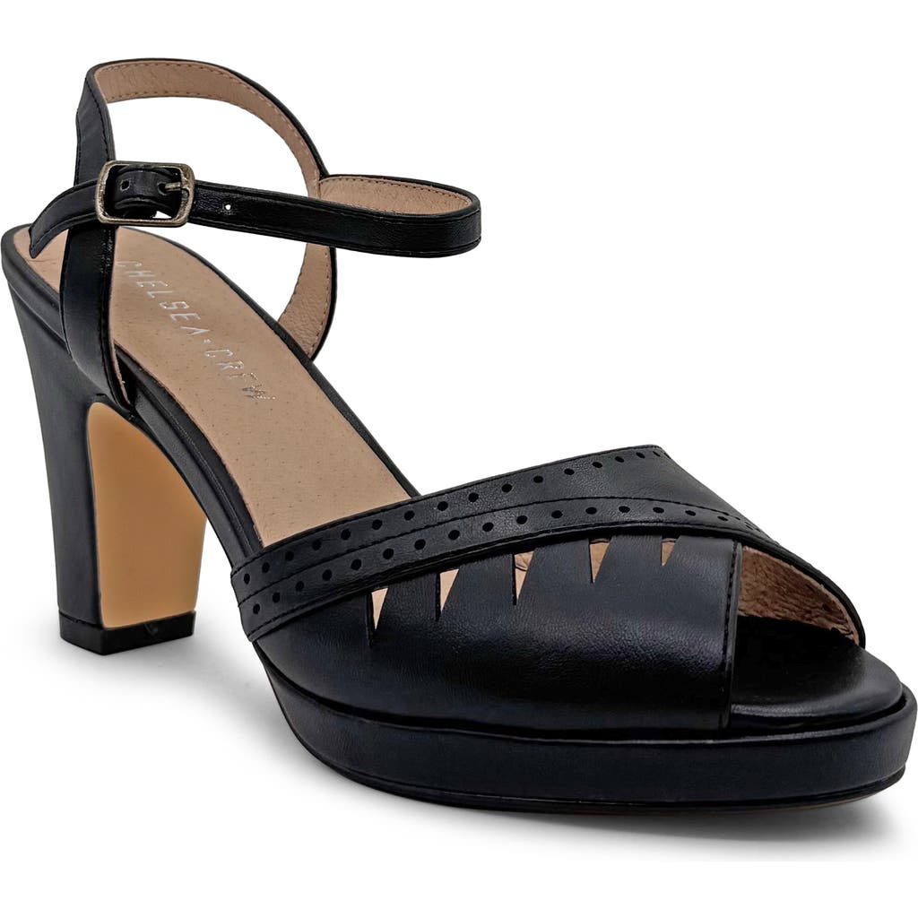 Chelsea Crew Aria Platform Sandal In Black