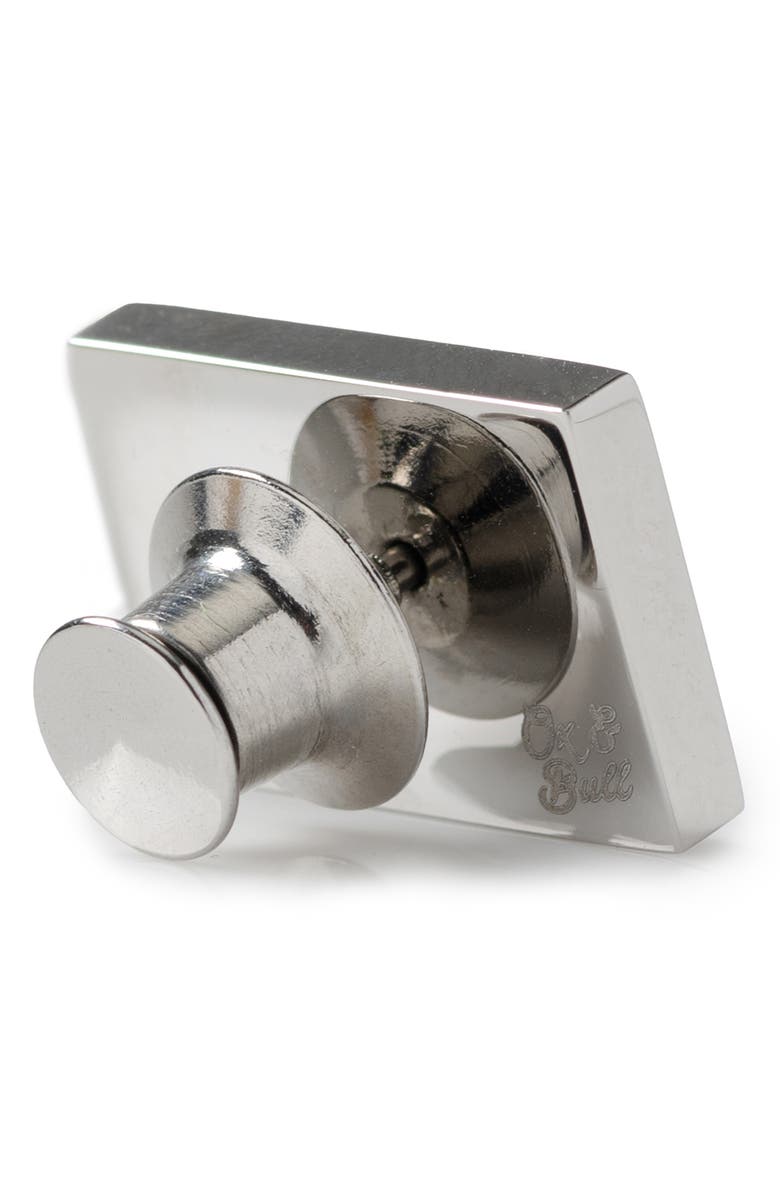 Cufflinks, Inc. Rectangular Lapel Pin, Alternate, color, Silver