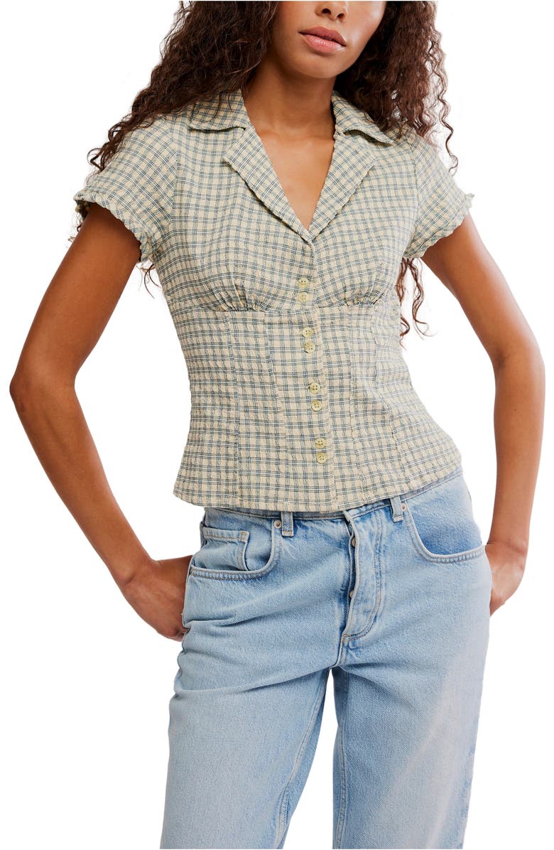 Free People Camp Crush Button-Up Top, Main, color, 