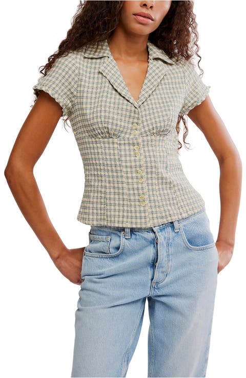 Camp Crush Button-Up Top