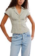 Free People Camp Crush Button-Up Top