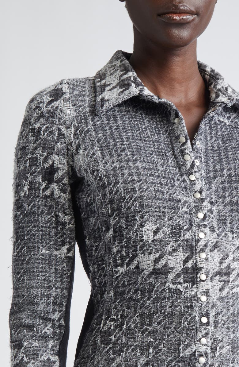 DIESEL<sup>®</sup> De-Masly-Fsh1 Denim Jacket, Alternate, color, Black/Denim