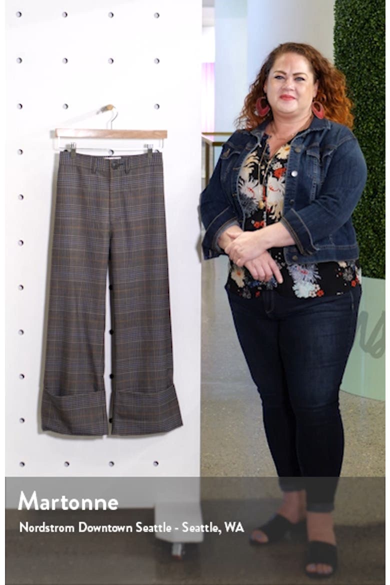 Rowan Plaid Cuff Pants video