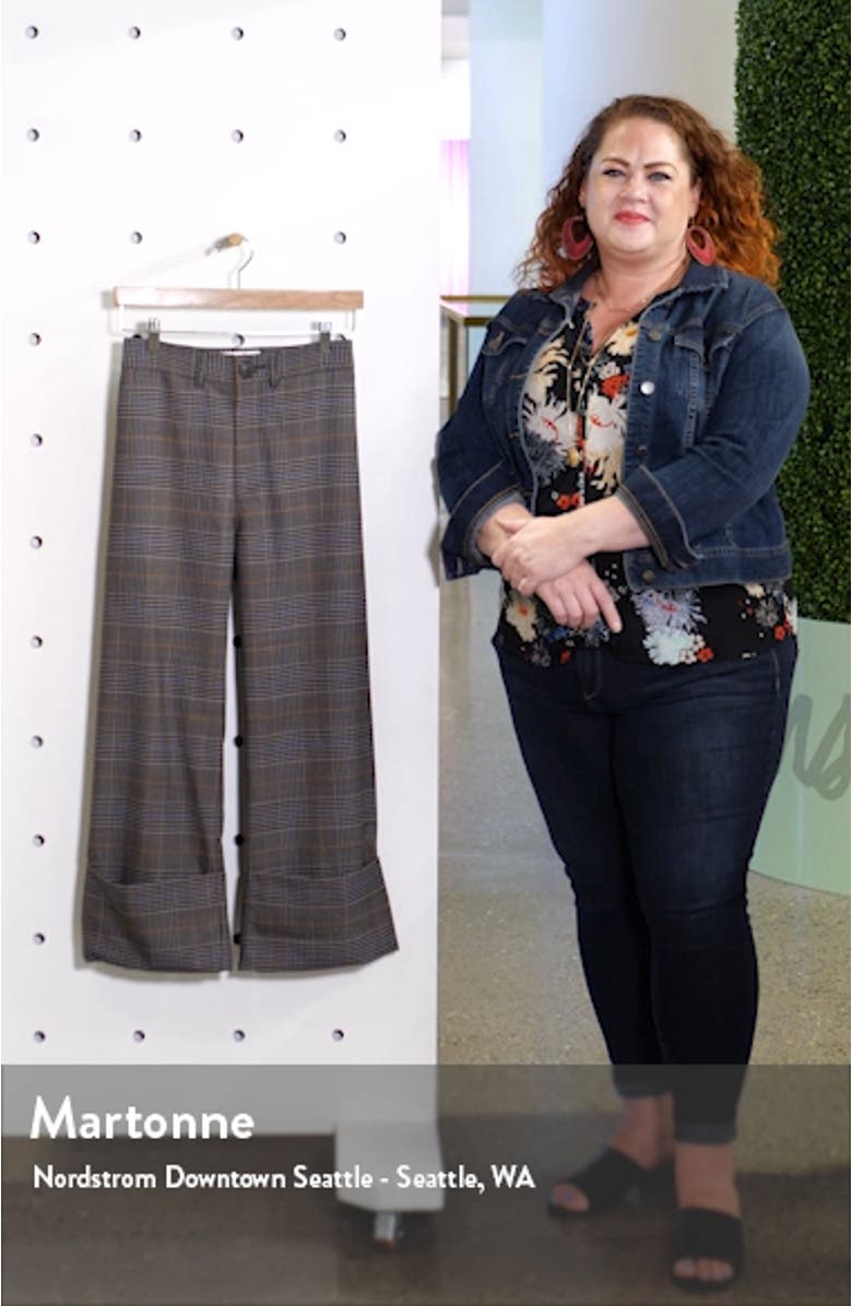 Rowan Plaid Cuff Pants, sales video thumbnail