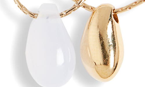 Isabel Marant Imala Double Strand Pendant Necklace In Gold