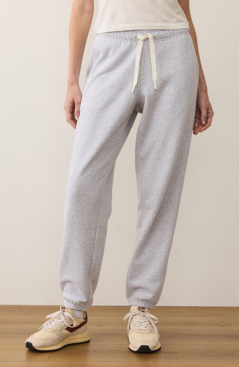 Marine Layer Cloud 9 Fleece Sweatpants, Alternate, color, Heather Grey