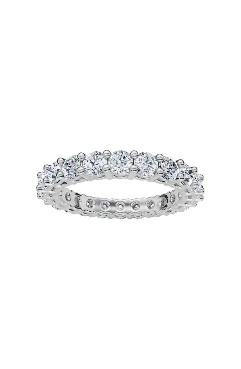 Bliss Diamond Round Cut Lab Grown Diamond 14K Gold Eternity Band Ring, Alternate, color, 