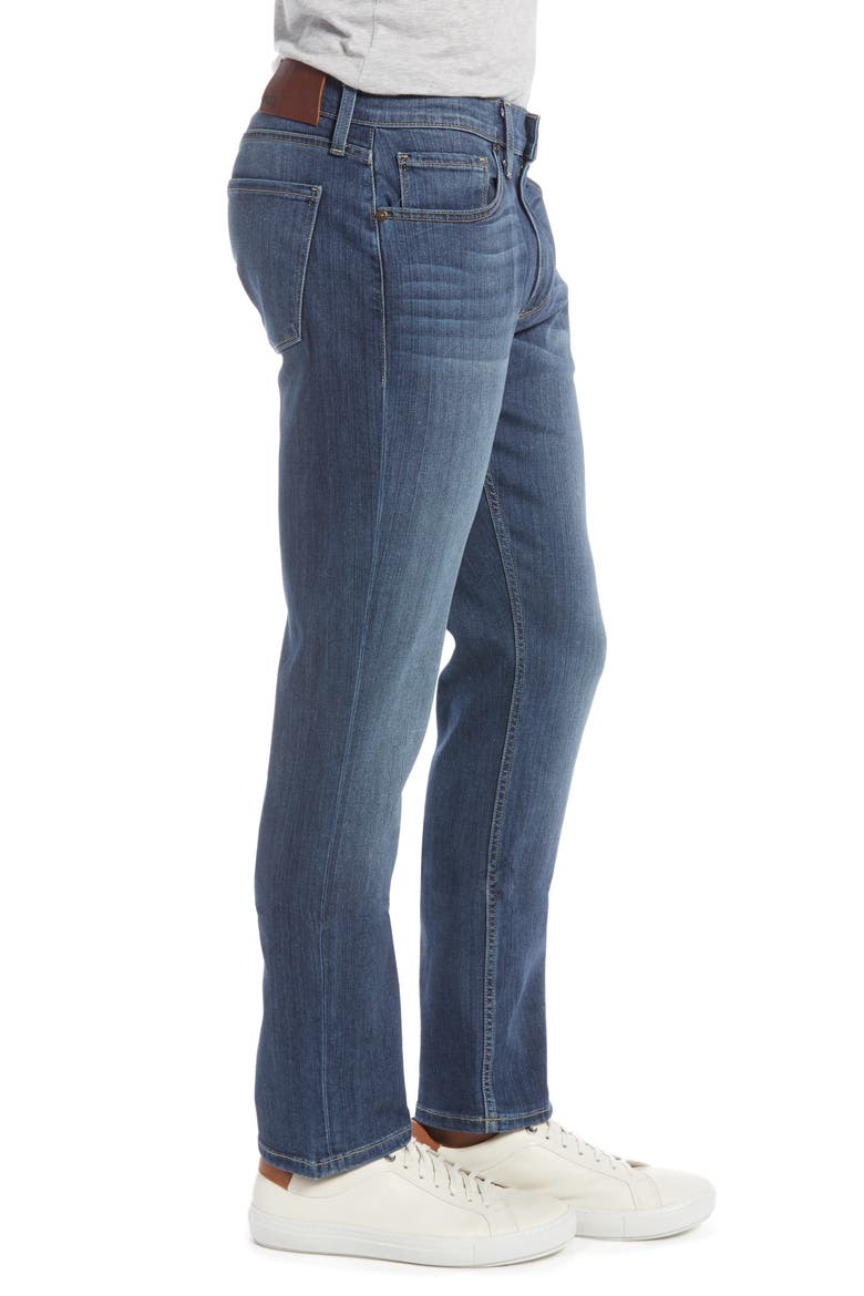 Transcend - Federal Slim Straight Leg Jeans, Alternate, color, BIRCH
