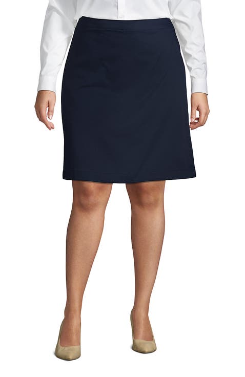 School Uniform Young  Blend Chino Skort Top of Knee