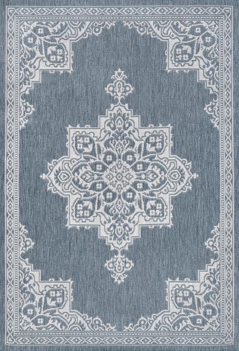 Arden Vintage Casual Medallion Indoor/Outdoor Area Rug