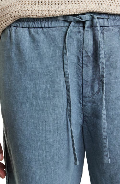 John Varvatos Daryl Drawstring Linen Blend Shorts