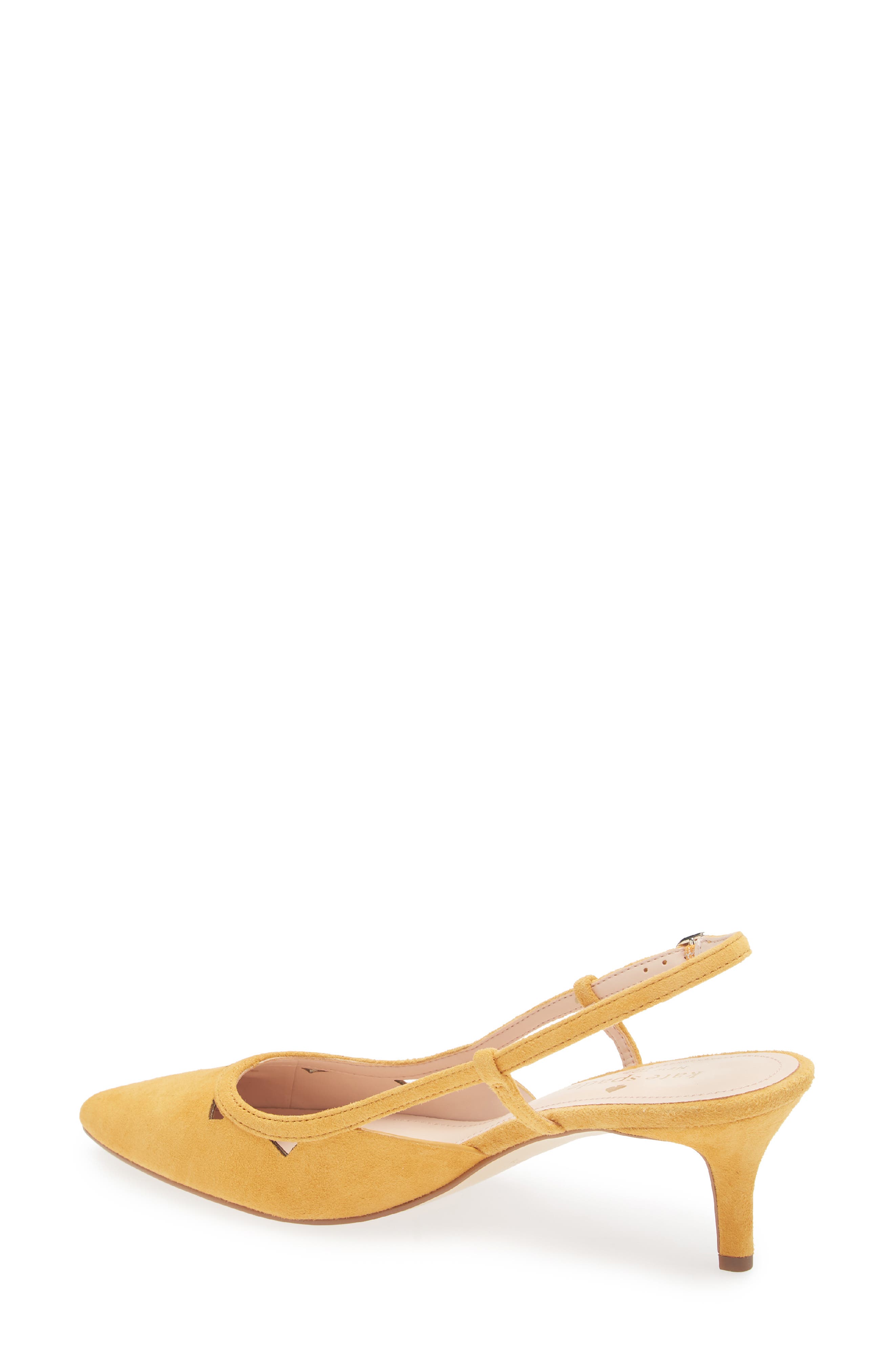 Veyda Slingback Kitten Heel Pump, Alternate, color, SQUASH BLOSSOM