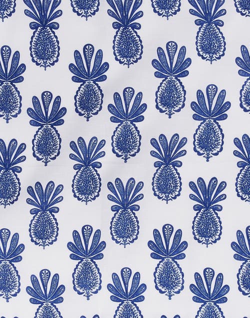 La Doublej Placemats Set Of 2 (35x45) Pineapple Blue In Pineapple Blue