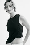H&M Asymmetric Jersey Top