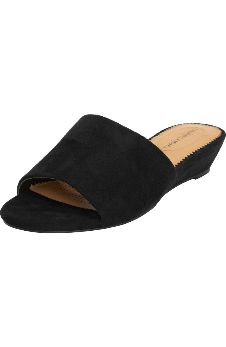 Comfortview The Capri Slip On Mule, Main, color, Black