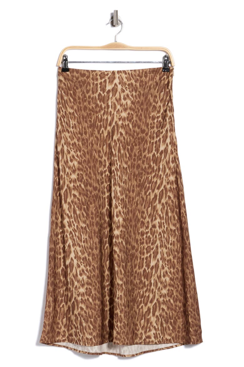 Adelyn Maxi Skirt, Main, color, DK BROWN/ BROWN