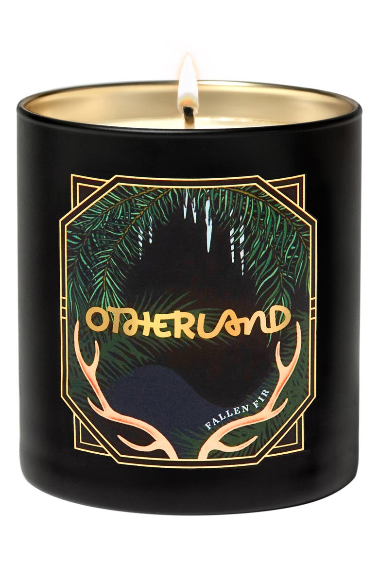 Otherland Gilded Fallen Fir Scented Holiday Candle, Main, color, 