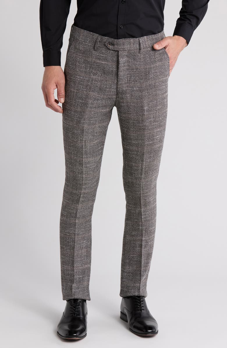 Tahari Slim Fit Dress Pants, Main, color, 