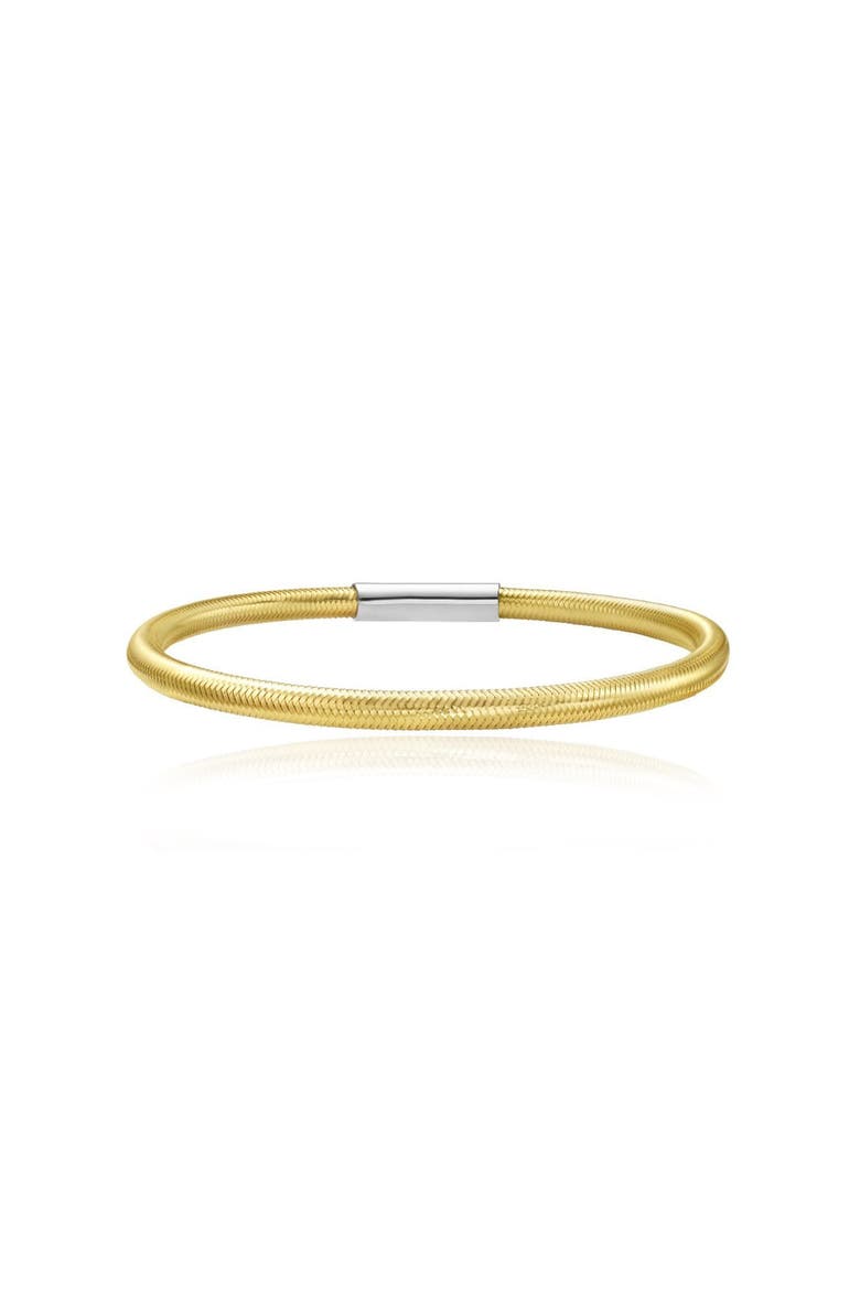 Classic Stretch Bangle, Main, color, Gold-Plated Sterling Silver