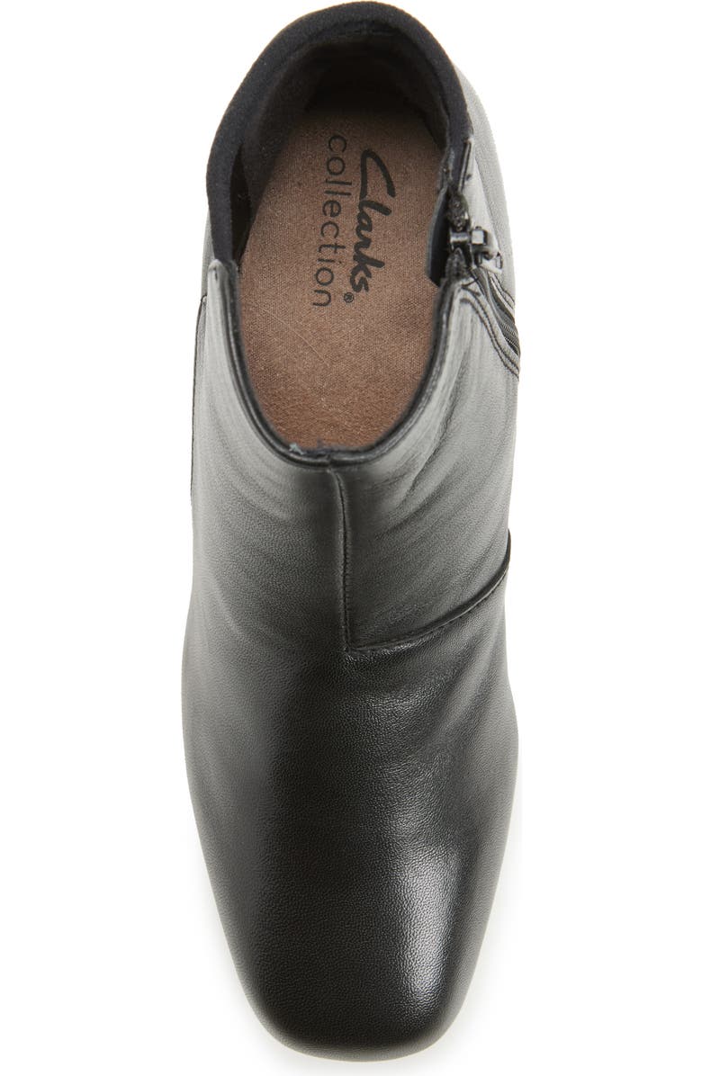 Clarks<sup>®</sup> Kyndall Faye Bootie, Alternate, color, Black Leather