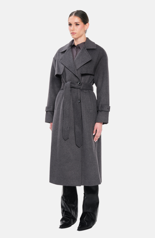 Ow Collection Matilda Wool Coat In Multi