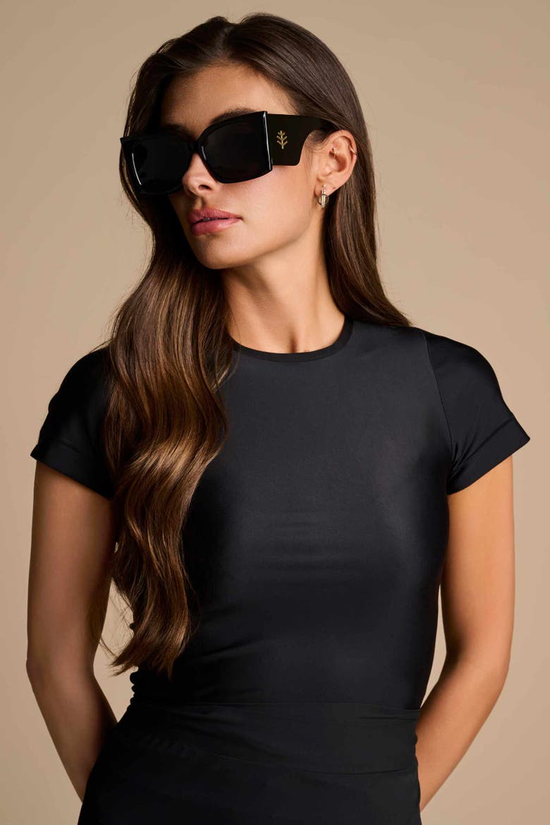 Women's Grandview Fashion Sunglasses, UPF 50+ Sun Protection, Alternate, color, Black