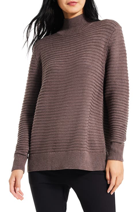 Ottoman Mock Neck Sweater