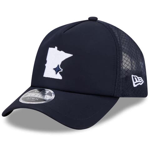 Men's New Era Navy Minnesota Twins 2026 Batting Practice Alternate Apex 9FORTY Adjustable Hat