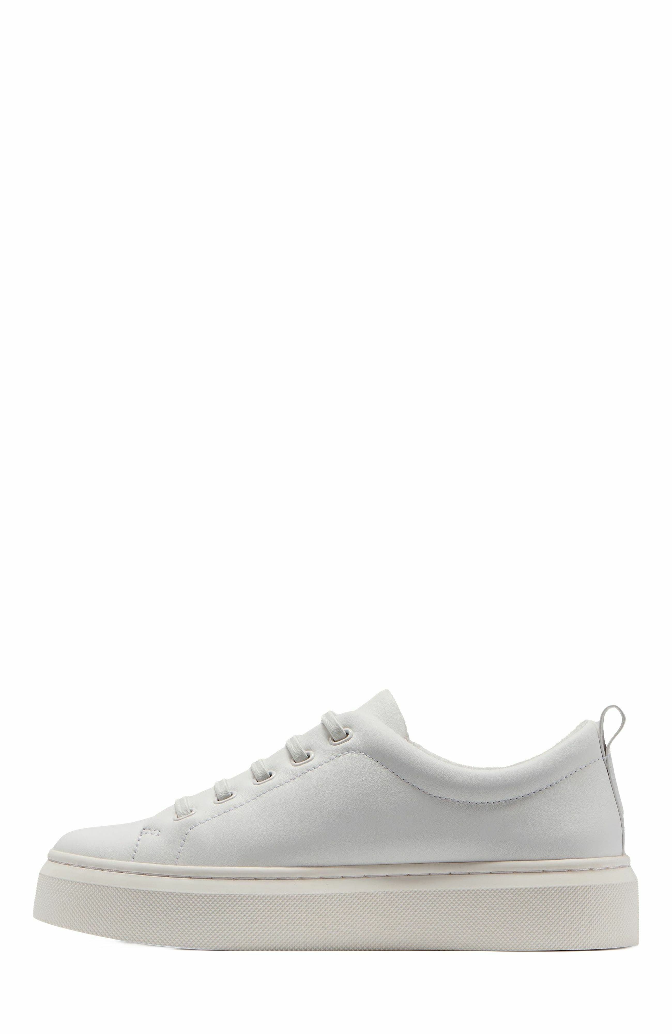 ABEO Jumpstreet Bungee Sneaker, Alternate, color, White Leather - Regular