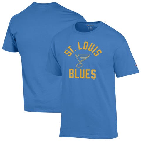 Men's Champion  Blue St. Louis Blues Primary Logo Jersey T-Shirt