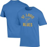 Champion Men's Champion  Blue St. Louis Blues Primary Logo Jersey T-Shirt