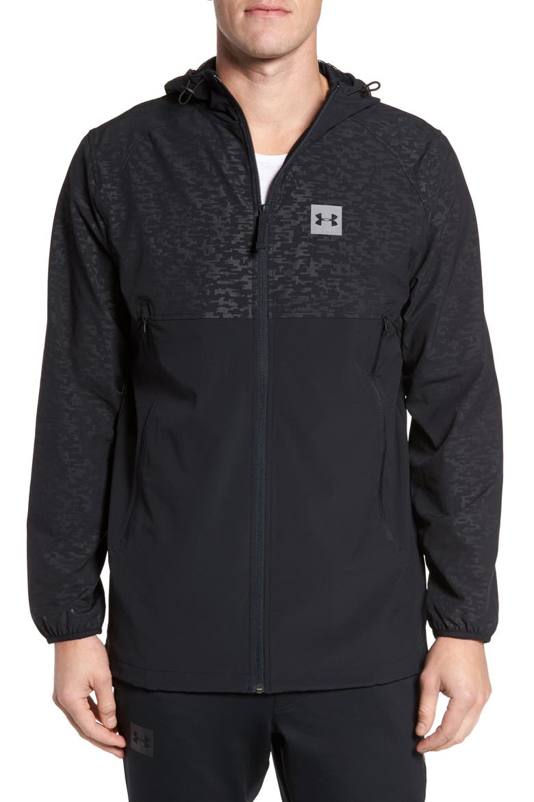 Sportstyle Fishtail Jacket, Main, color, BLACK / BLACK / GRAPHITE