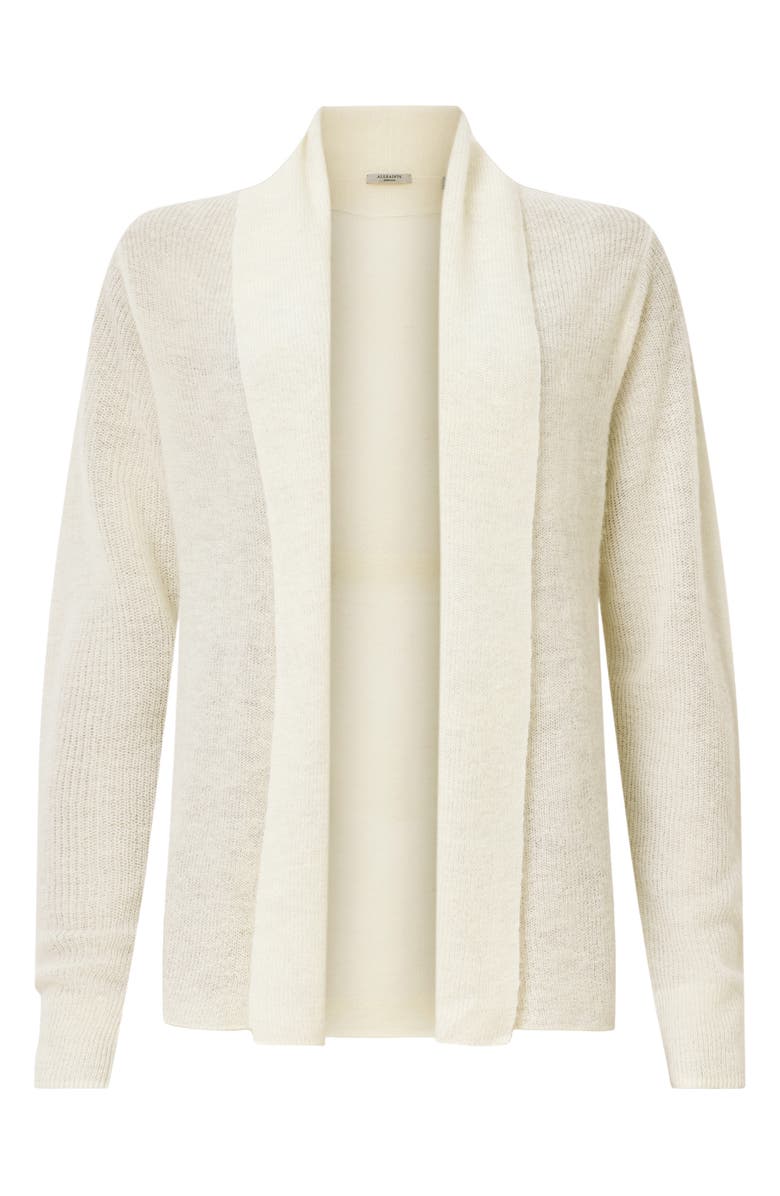 AllSaints Laina Cardigan, Alternate, color, Chalk White