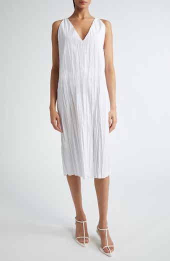 Creased Organic Cotton Shift Dress
