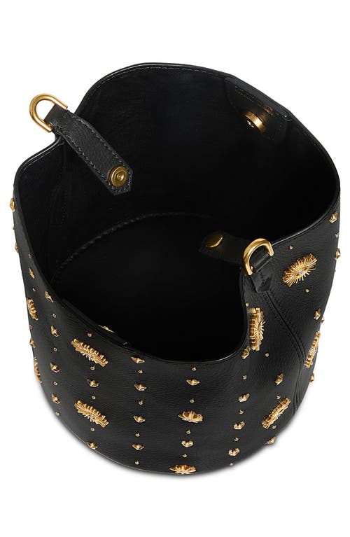 Rebecca Minkoff Evil Eye Stud Leather Bucket Bag