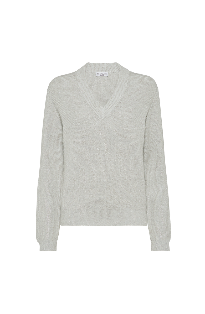 Brunello Cucinelli Vanisé sweater, Main, color, Fog