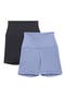 2-Pack Elastic Free Super High Waist Bike Shorts