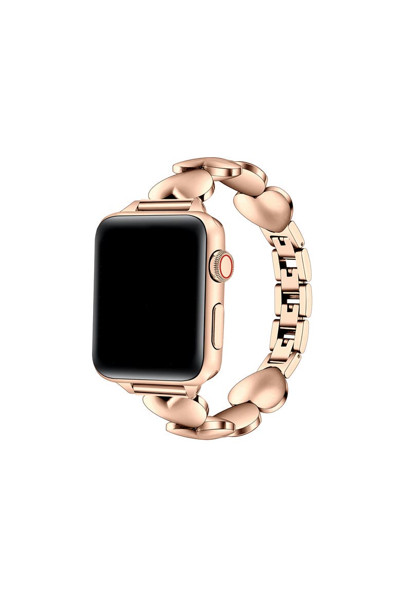 Aphrodite Heart Metal Band for Apple Watch, Main, color, Rose Gold