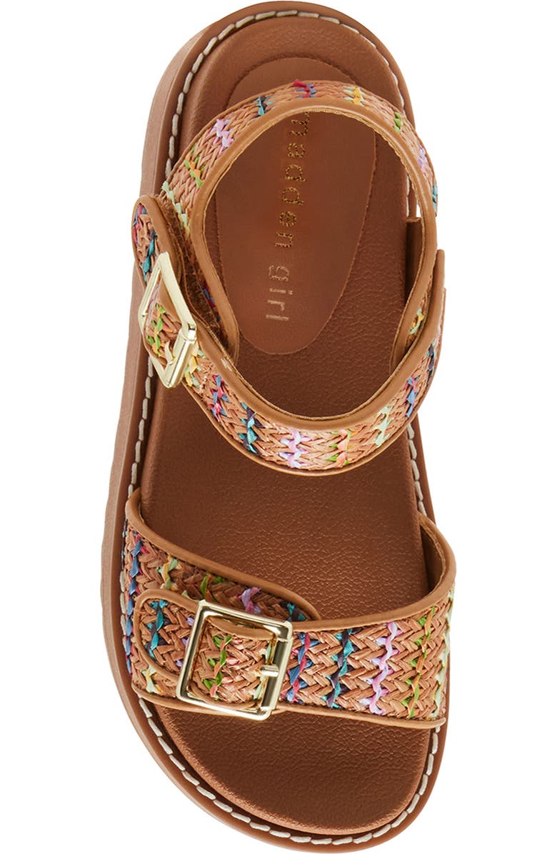 Steve Madden Kids' JGal Platform Sandal, Alternate, color, Cognac Multi