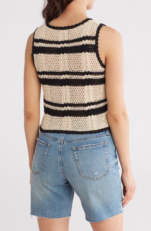 BLU PEPPER BLU PEPPER TIE FRONT OPEN KNIT TOP 