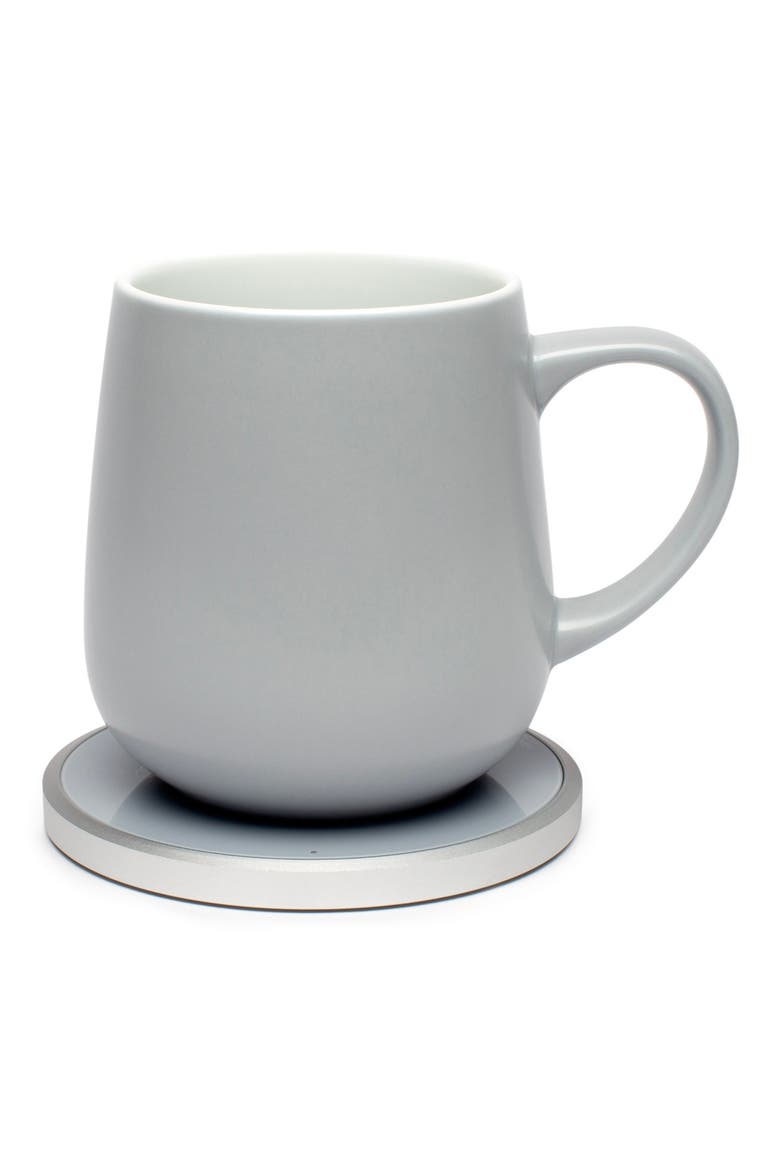 Ui Mug & Warmer Set, Main, color, GRAY