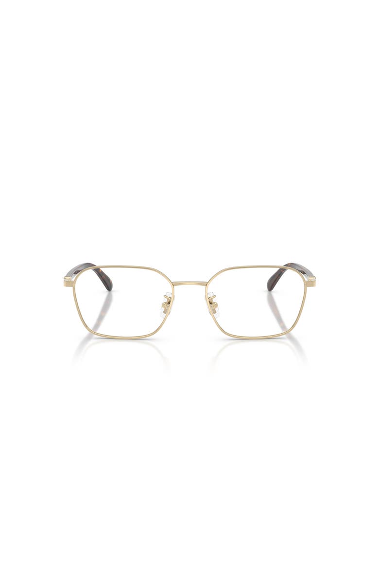 54mm Rectangle optical glasses, Alternate, color, Gold