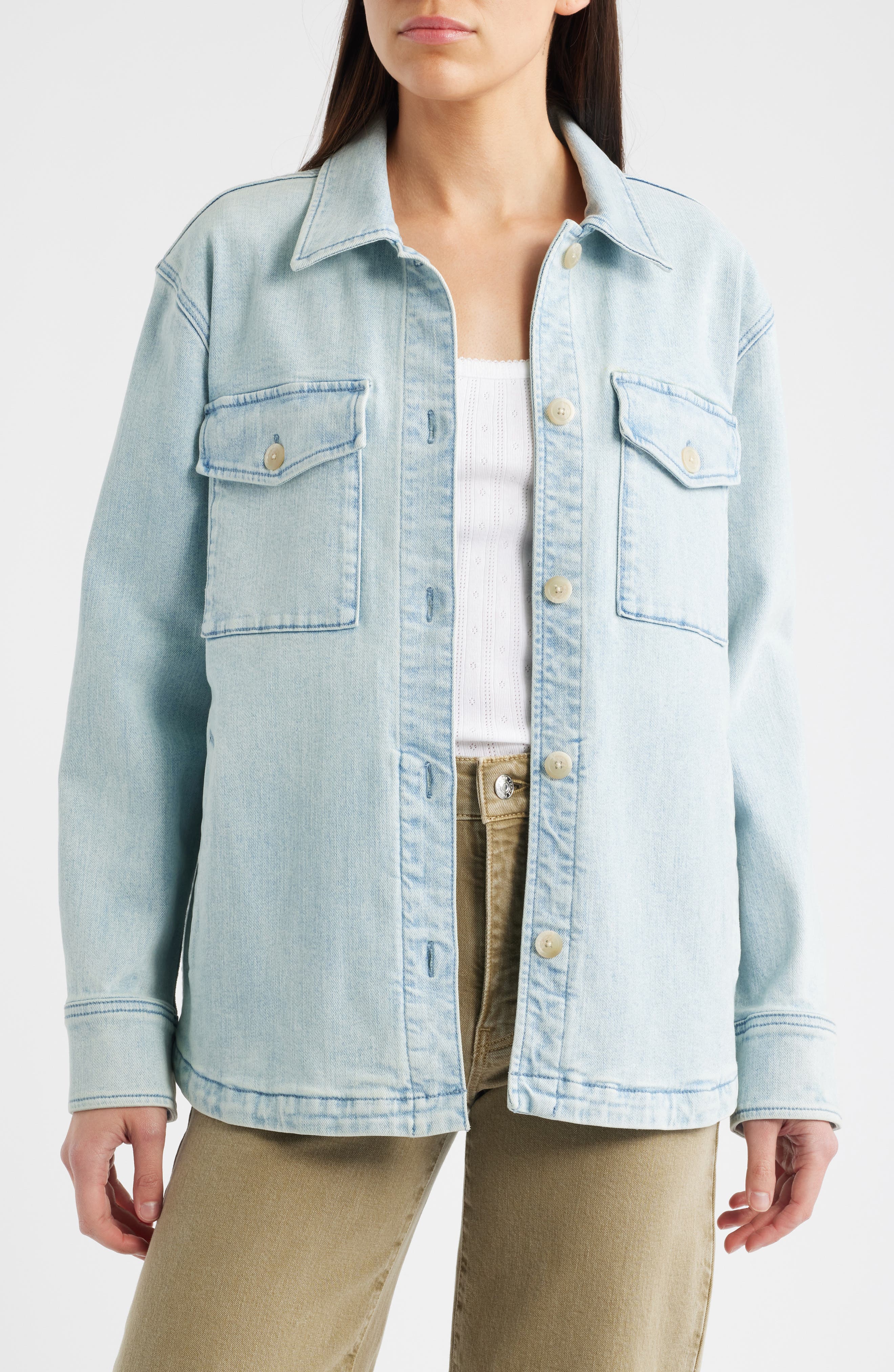 Faherty Holden Denim Shirt Jacket