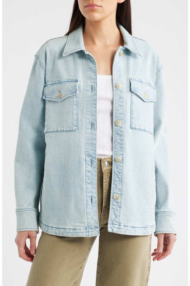 Holden Denim Shirt Jacket, Main, color, SOMERSET WASH