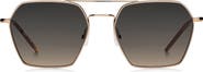 BOSS 54mm Geometric Aviator Sunglasses