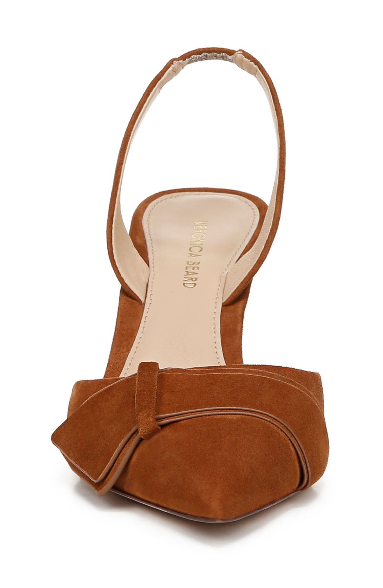 Veronica Beard Lisbeth Slingback Pump, Alternate, color, Caramel