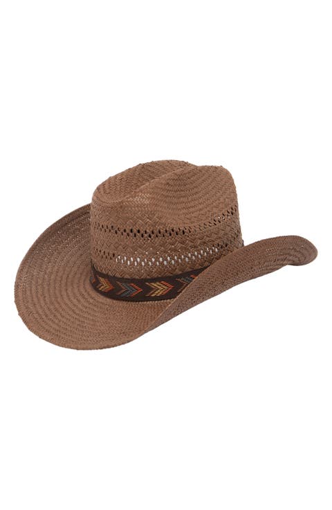 Embroidered Band UPF 50+ Cowboy Hat